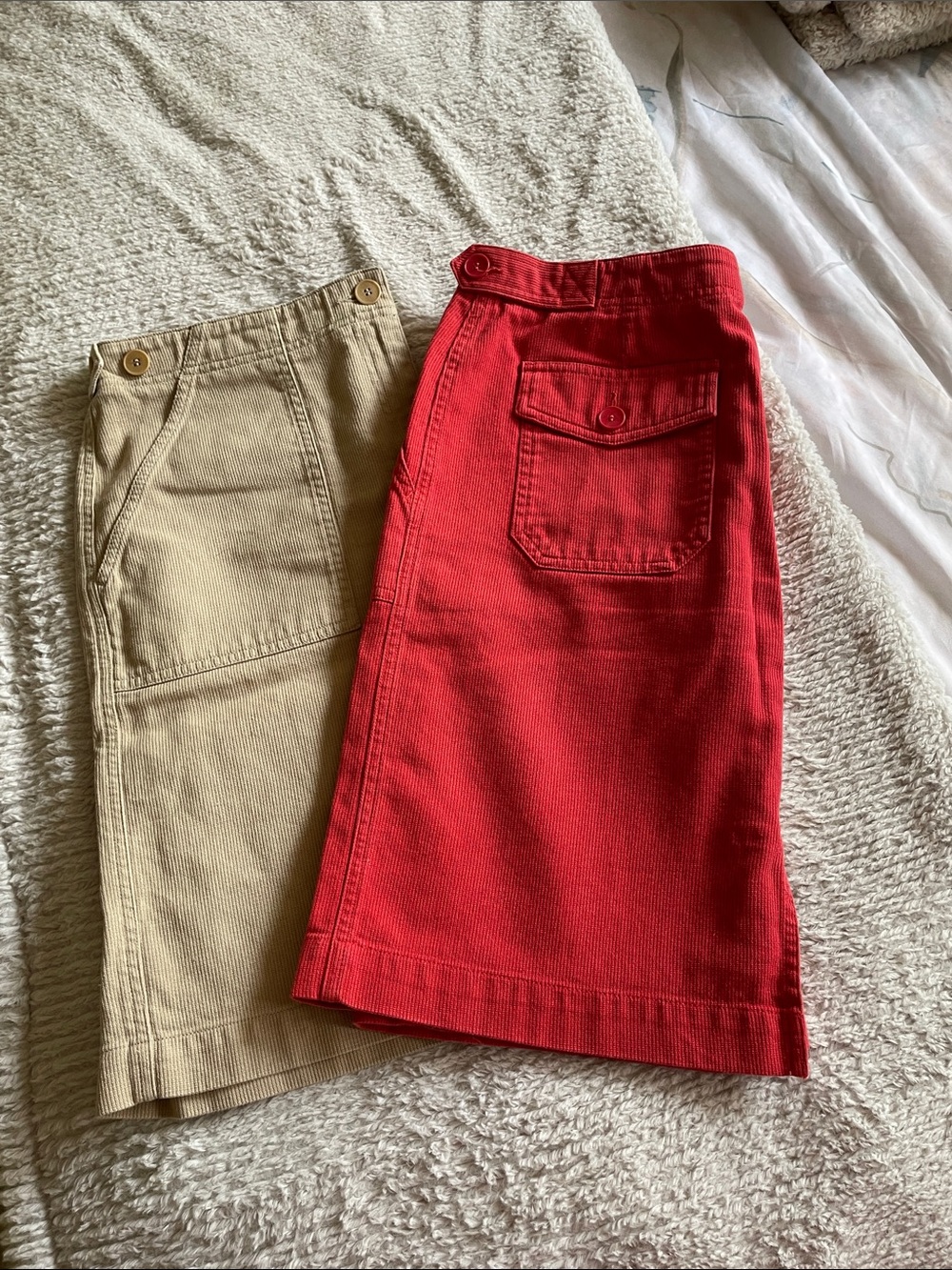 Jones New York Red and Tan A-Line Skirts - Picture 5 of 5